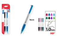 BOLIGRAFO 4 COLORES 1.0MM 2UDS