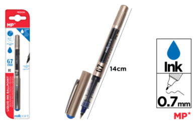 BOLIGRAFO G7 TINTA LIQUIDA PUNTA BALL AZUL
