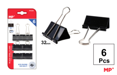 PINZA DE ACERO NEGRO 32MM