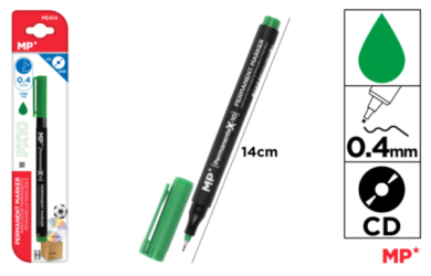 MARCADOR CD PUNTA FINA VERDE