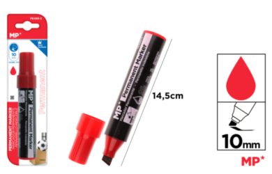 MARCADOR PERMANENTE NO DRY ROJO
