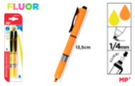 MARCADOR FLUORESCENTE RETRACTIL 2UDS
