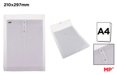 CARPETA SOBRE CIERRE CUERDA A4 T BLANCO