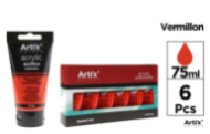 PINTURA ACRILICA ROJO BERMELLON 75ML