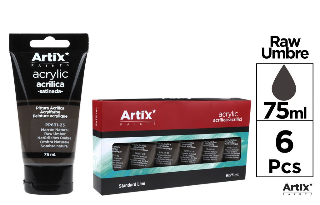 PINTURA ACRILICA TIERRA SOMBRA NATURAL 75ML