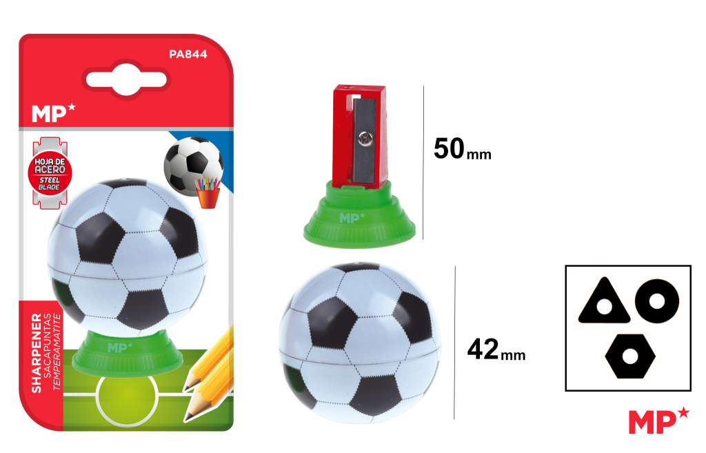 SACAPUNTAS BALON FUTBOL