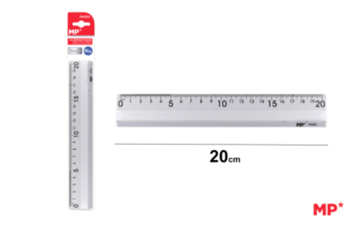 REGLA DE ALUMINIO 20CM