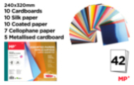PAPEL MANUALIDADES SURTIDO 42 HOJAS