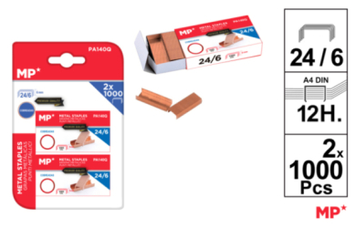 GRAPAS METALICAS BLISTER 24/6  2*1000UDS