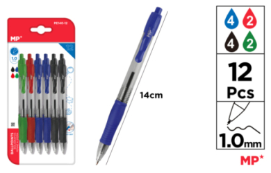 BOLIGRAFOS PUNTA 1.0MM 12UDS