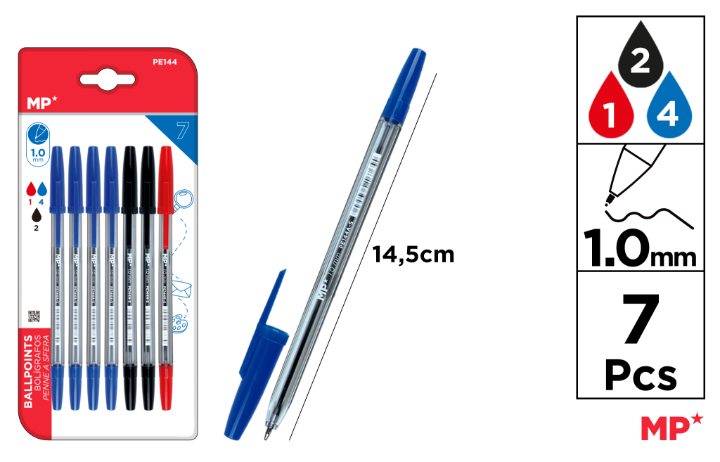 BOLIGRAFOS PUNTA 1.0MM