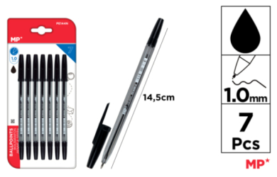 BOLIGRAFOS NEGRO PUNTA 1.0MM