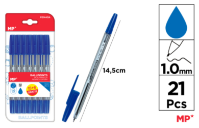 BOLIGRAFOS AZUL PUNTA 1.0MM