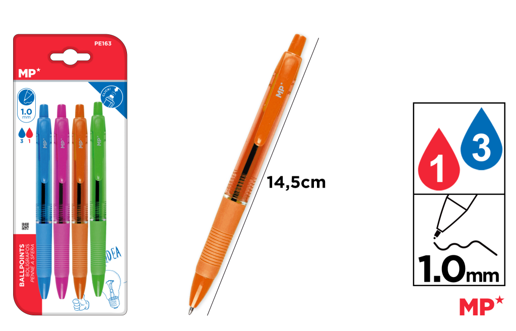 BOLIGRAFO COLOR FULL OFERTA 3+1