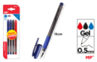 BOLIGRAFOS DE TINTA DE GEL PUNTA 0.5MM 4UDS