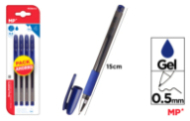 BOLIGRAFOS DE TINTA DE GEL PUNTA 0.5MM 4UDS