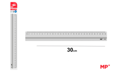 REGLA DE ALUMINIO 30CM