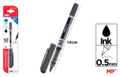 BOLIGRAFO G5 TINTA LIQUIDA PUNTA BALL NEGRO