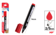 MARCADOR PERMANENTE NO DRY ROJO