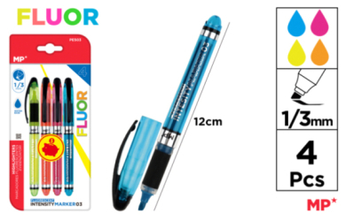 MARCADOR FLUORESCENTE 4UDS PACK AHORRO
