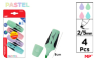 MARCADOR PASTEL 4UDS PACK AHORRO