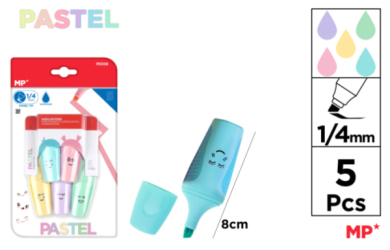 MARCADOR PASTEL MINI 5 UDS PACK AHORRO