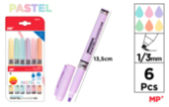 MARCADOR PASTEL 6UDS PACK AHORRO