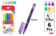 MARCADOR FLUORESCENTE 6 UDS PACK AHORRO