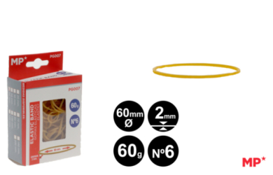 GOMAS ELASTICAS 60G 60X2MM
