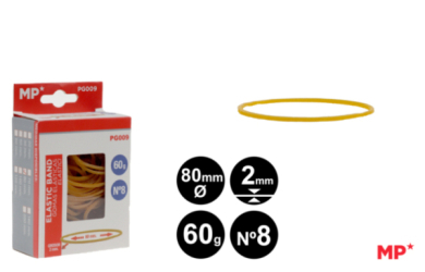 GOMAS ELASTICAS 60G 80X2MM