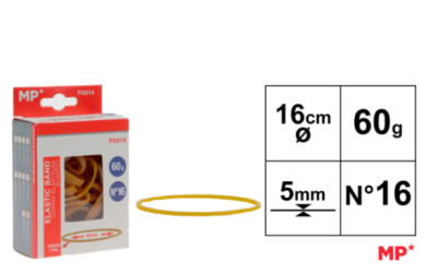 GOMAS ELASTICAS 60G 160X5MM