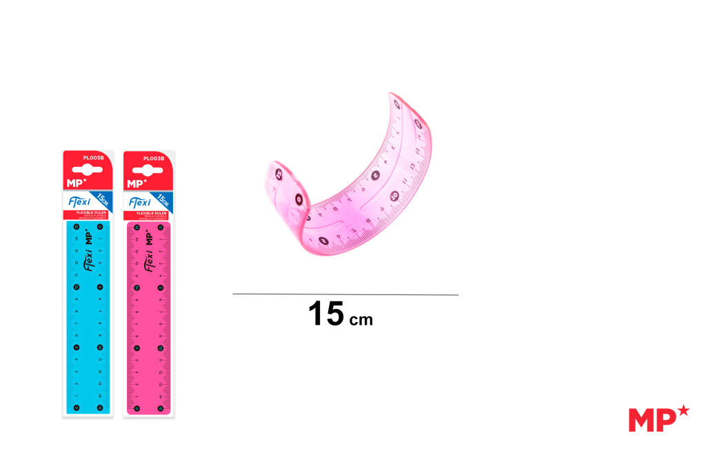 REGLA FLEXIBLE 15CM