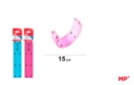 REGLA FLEXIBLE 15CM