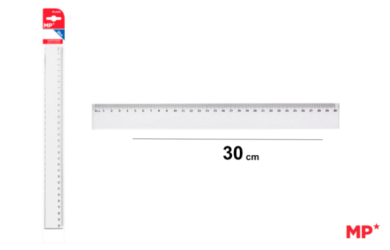 REGLA DE PLASTICO 30CM