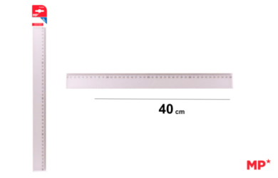 REGLA DE PLASTICO 40CM