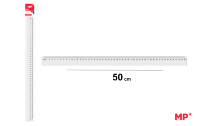 REGLA DE PLASTICO 50CM