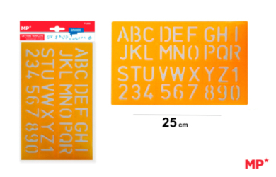 PLANTILLA DE LETRAS 30 CM