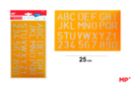 PLANTILLA DE LETRAS 30 CM