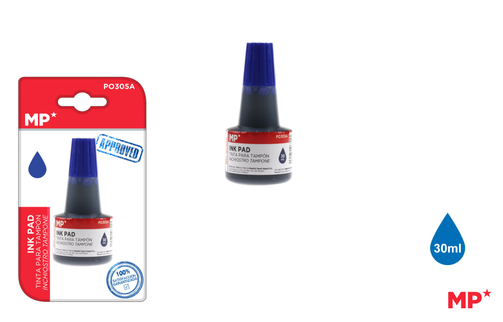 TINTA TAMPON 30ML AZUL
