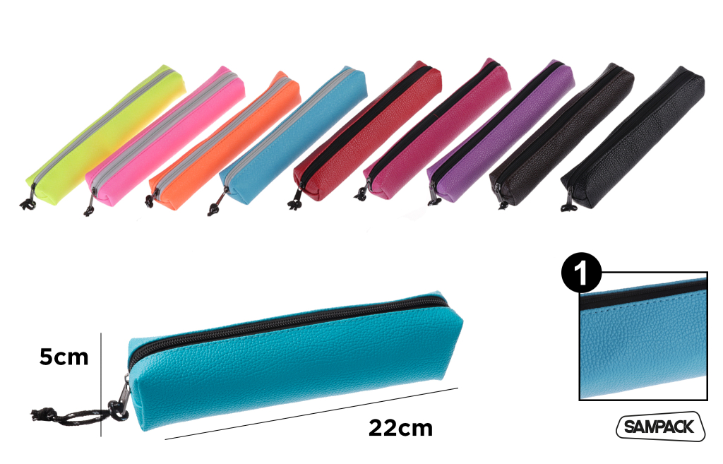 ESTUCHE PLUMIER RECTANGULAR 22X4.7X5CM