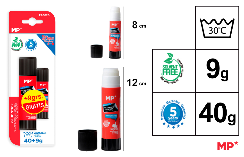 PEGAMENTO DE BARRA OFERTA 40G 9G