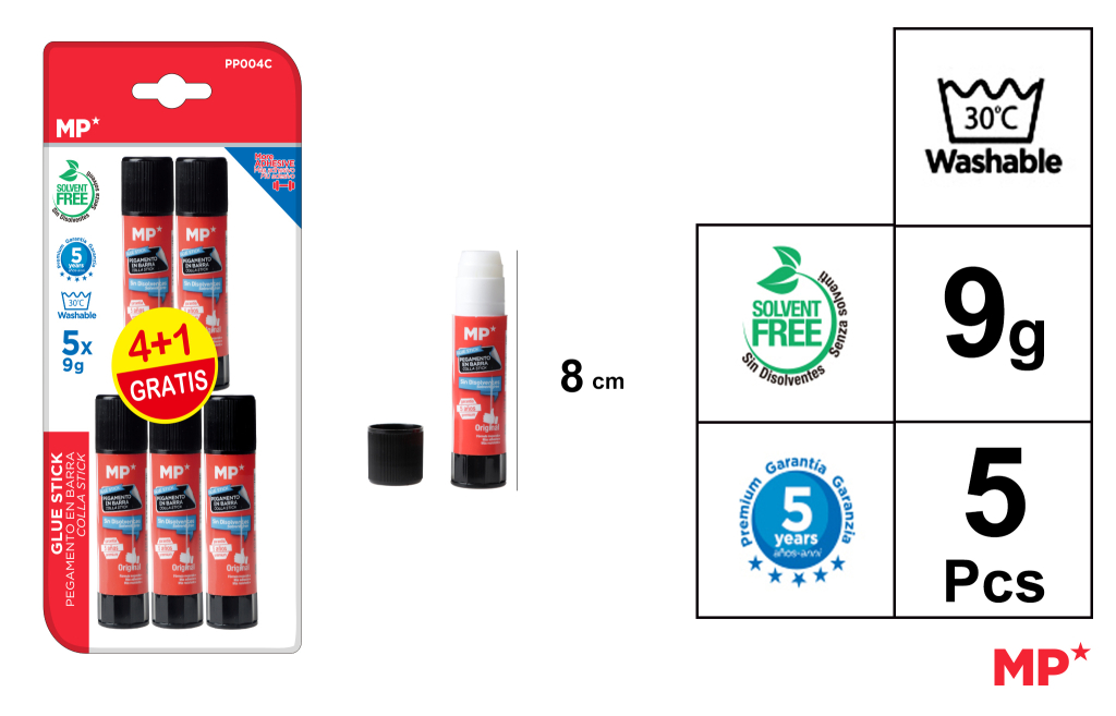 PEGAMENTO DE BARRA 5X9G
