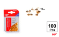 CHINCHETAS DORADAS 10MM 100 UDS