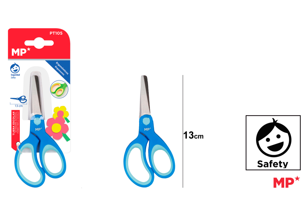 TIJERA ESCOLAR 13CM