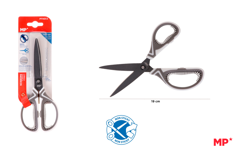 TIJERAS ANTIADHERENTES ERGONOMICAS LIGERAS