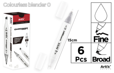 ROTULADOR DOBLE PUNTA BOCETOS 0 COLORLESS BLENDER