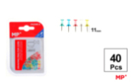 CHINCHETA CORCHO TRANSPARENTE 11MM 40UDS