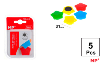 IMAN ESTRELLA COLORES 5 UDS