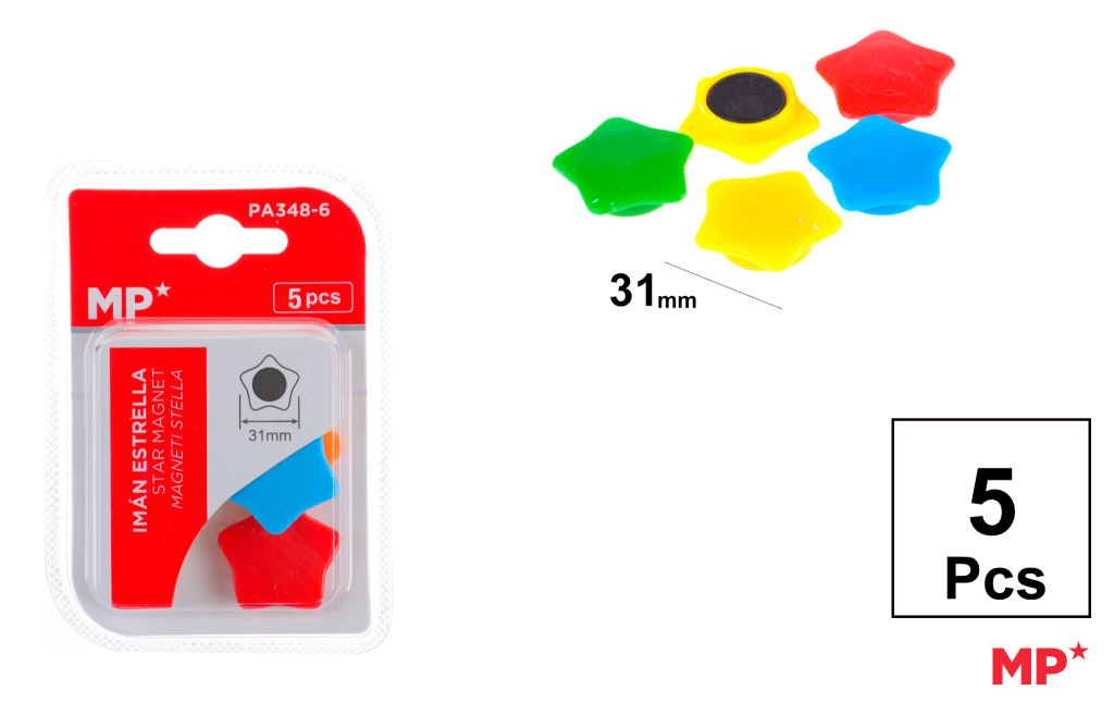 IMAN ESTRELLA COLORES 5 UDS
