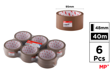 PRECINTO ADHESIVA MARRON 48MMX40M